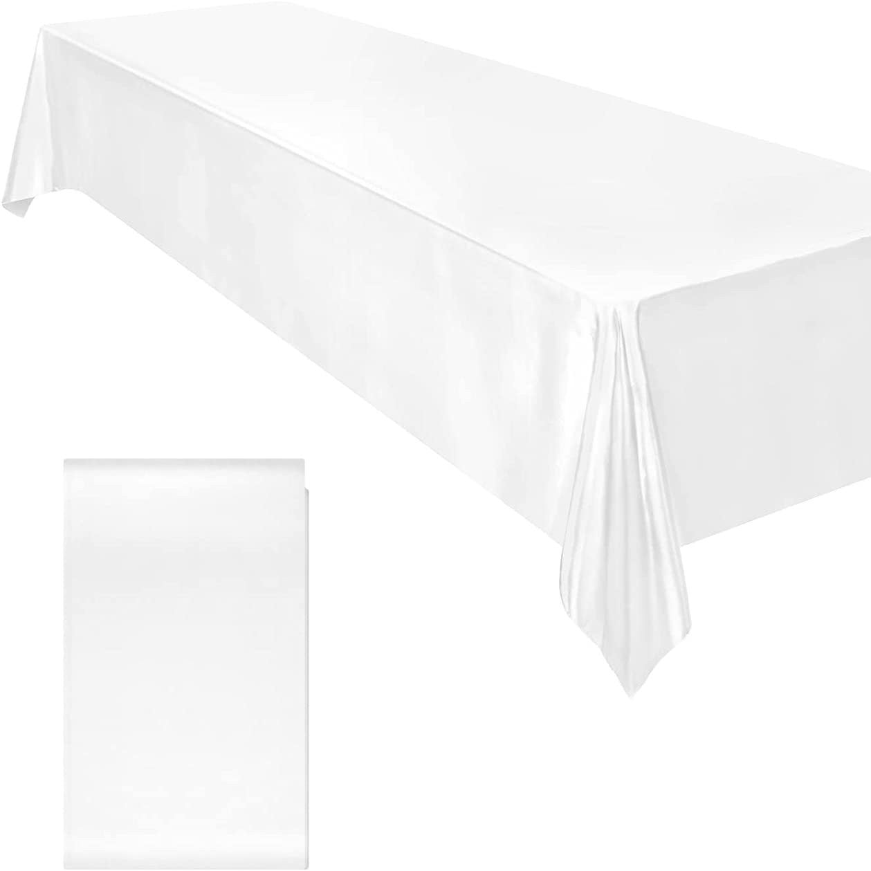 🤍 Premium Polyester Rectangle Tablecloth