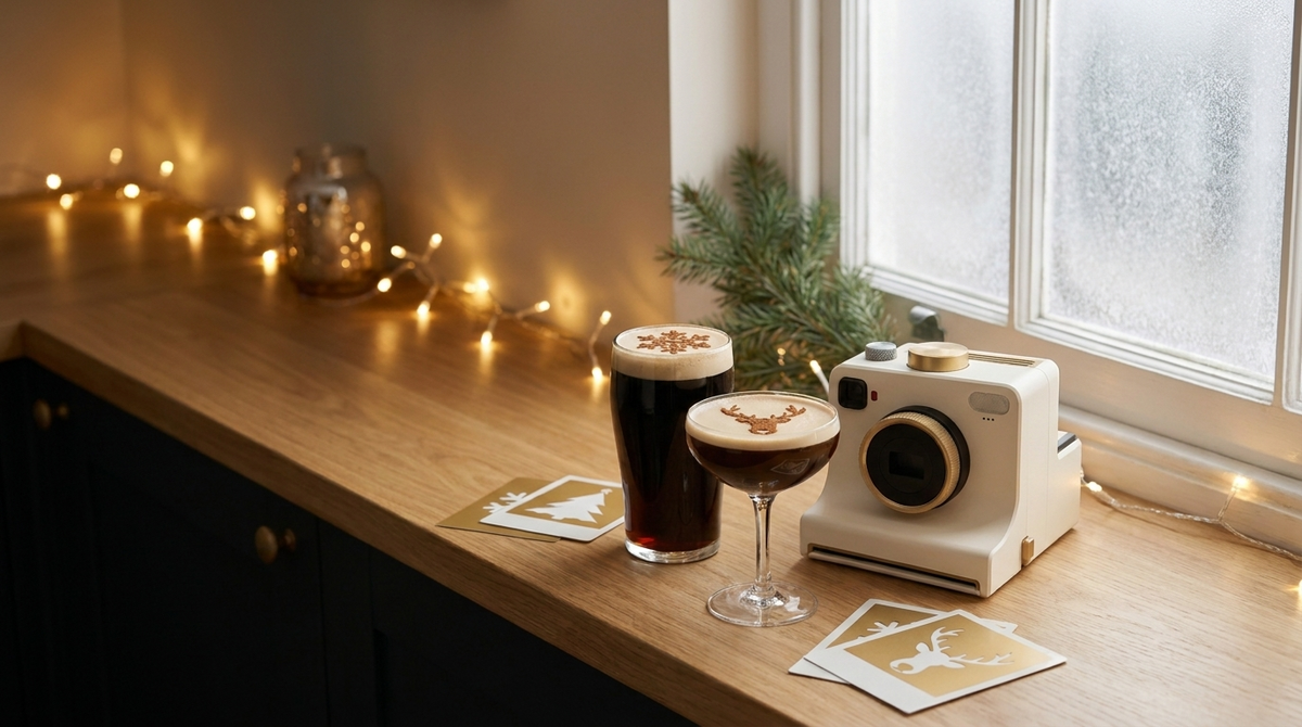 ☕ 3D Latte Art Camera 📸 | Creative Coffee Foam Art Maker with Reusable Stencils ✨