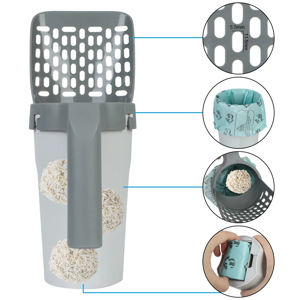 Self-Cleaning Cat Litter Scoop