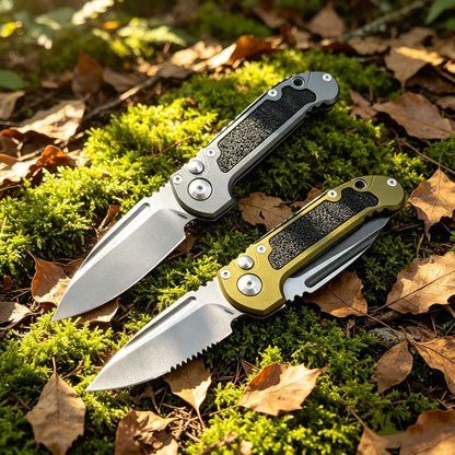 🏕️MICR Gen III Folding Knife 🔪 D2 Steel Camp Tool