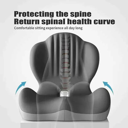 ❤️Sit Longer in Comfort with Ergonomic Memory Foam Back & Seat Support