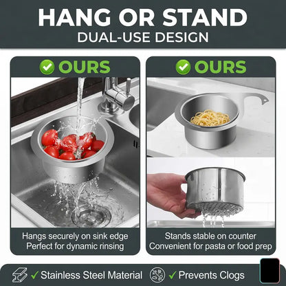 🦢 Stainless Steel Swan Sink Strainer