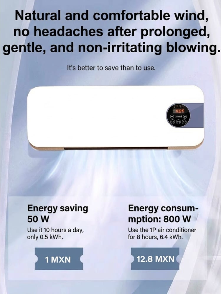 Wall-mounted air conditioner for domestic use