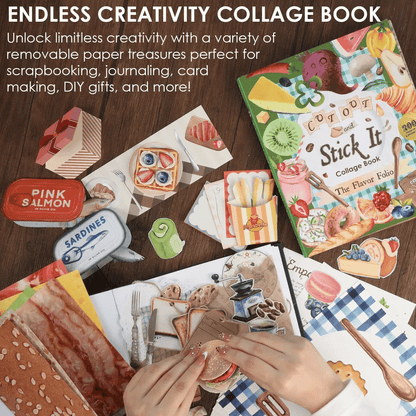 🔥LAST DAY 49% OFF - 🍓200+ Pages of Delicious Food Collages🫐
