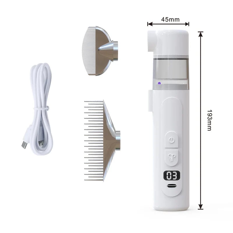 ⏰LIMITED TIME PRICE🔥Electric Pet Grooming Comb🐕Keep your furry friends away from mites, fleas and tangled fur！