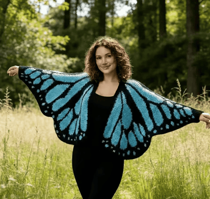 🔥 HOT SALE 49% OFF🔥Monarch Butterfly Cardigan – Handcrafted Statement Piece 🦋