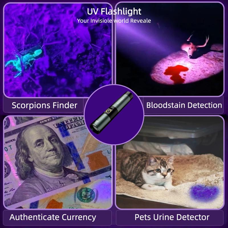 5-in-1 Multicolor Tactical Flashlight