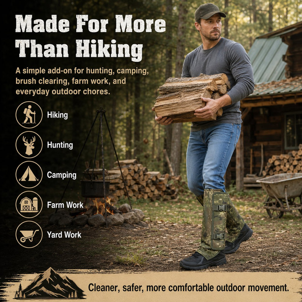 🔥Snake-Resistant Outdoor Leg Gaiters