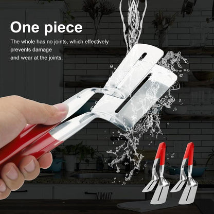 📢Buy 1 Get 1 Free⏰ Stainless Steel Shovel Clip – 2‑in‑1 Kitchen & Grill Tool 🍳🔥