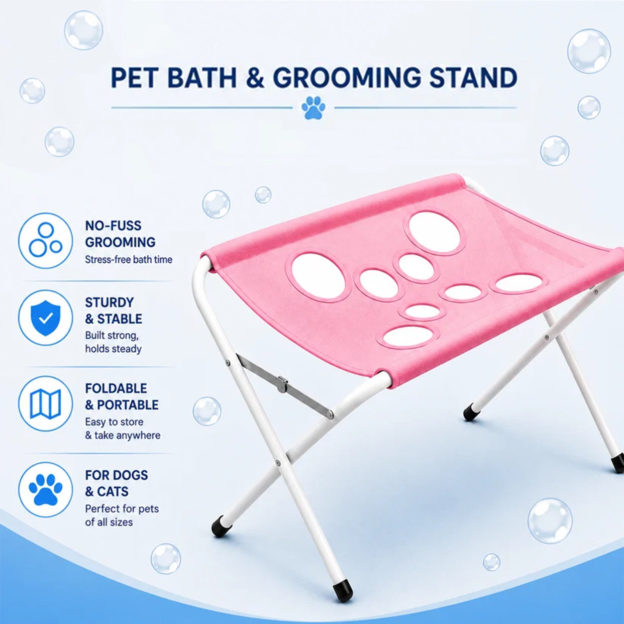 Pet Bath & Grooming Stand
