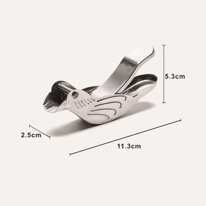 Bird‑Shaped Stainless Steel Lemon Squeezer