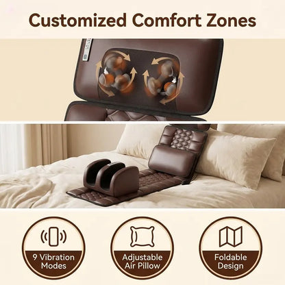 💆‍♀️ Full Body Shiatsu Massage Mat – Relax, Recharge & Melt Away Stress!