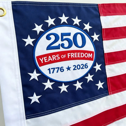 🔥250th Anniversary USA Commemorative Flag (3x5 Ft),Double-Sided Embroidered