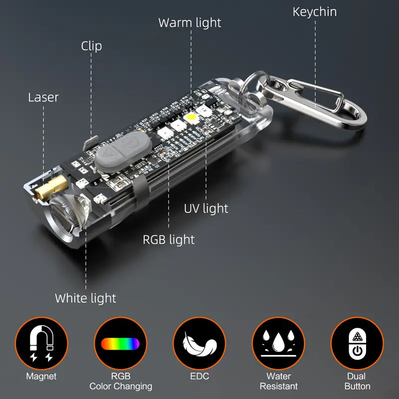 🔦Summervibe Nicron K11 Pro Magnetic Keychain Flashlight