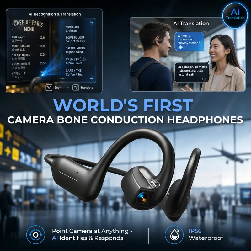 🎧 E12 Smart Bone Conduction Headphones
