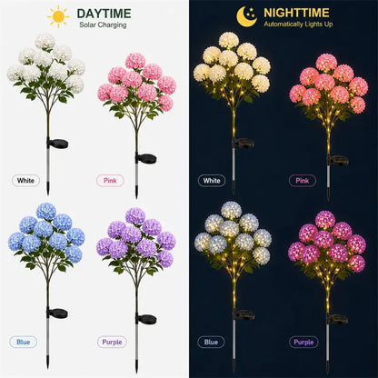 ✨Nature Inspired Floral Solar Garden Pathway Lighting