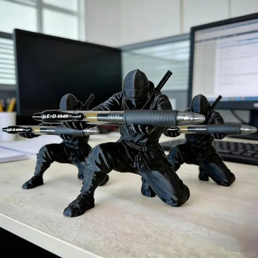 🔥⚔️3D Printed Samurai Pen Holder Desk Organizer