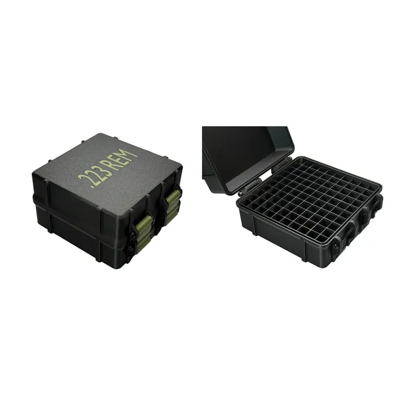 🧰 100 Slot Ammo Storage Organizer Case | 🔒 Snap-Lock Storage Box | 🎯 Range Gear Storage | 🚀 New Variations Added Regularly