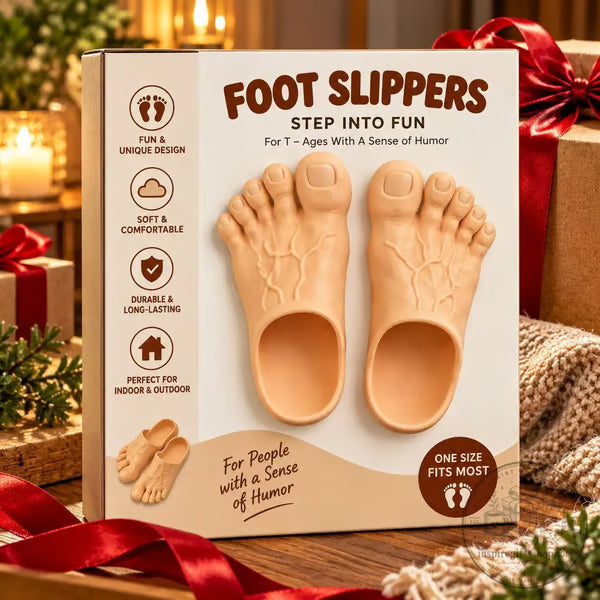 🤘Giant Barefoot Novelty Slides – Turn Heads & Bring Instant Laughs Everywhere You Walk!