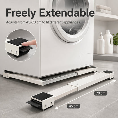 🔥LAST DAY SALE 50% OFF-🔧Adjustable Movable Appliance Roller Base(2 Pack Set)