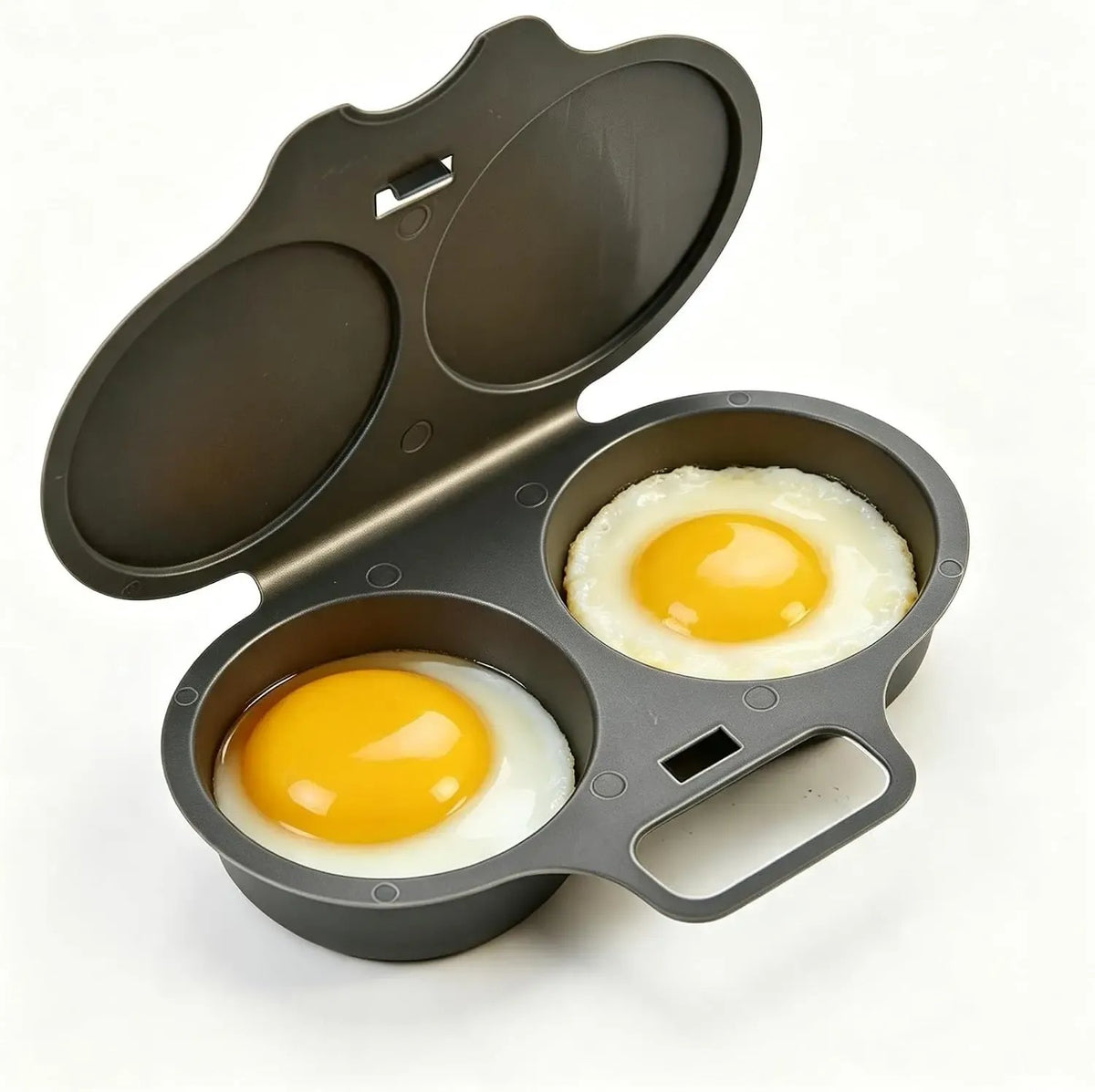 🏆75K+ SOLD!🥚 Microwave Egg Poacher – Quick 2-Egg Cooking Made Easy