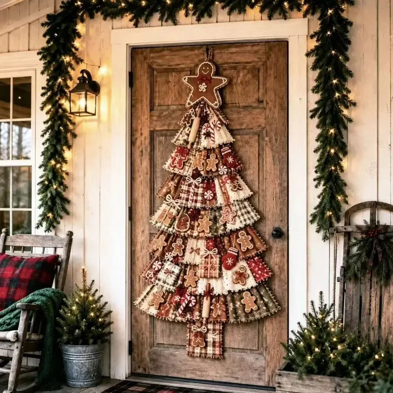 🌲DIY Christmas Tree Door Hanging Kit