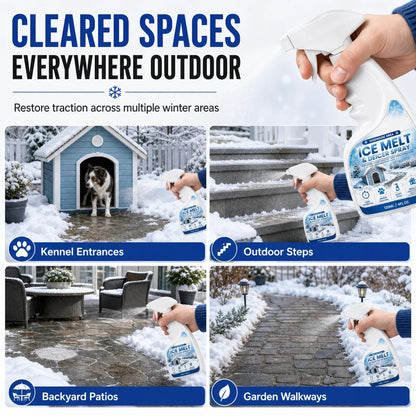 💯🥳2026 HOT SALE🥳💞50K+ SOLD! ❄️🐾 50% OFF! Outdoor De-Icing & Snow Melting Spray – pet-safe, dissolves frost on contact. Clear steps, walkways & patios fast! 🛡️✅