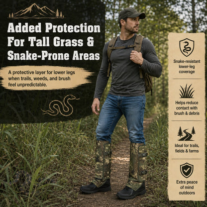 🔥Snake-Resistant Outdoor Leg Gaiters
