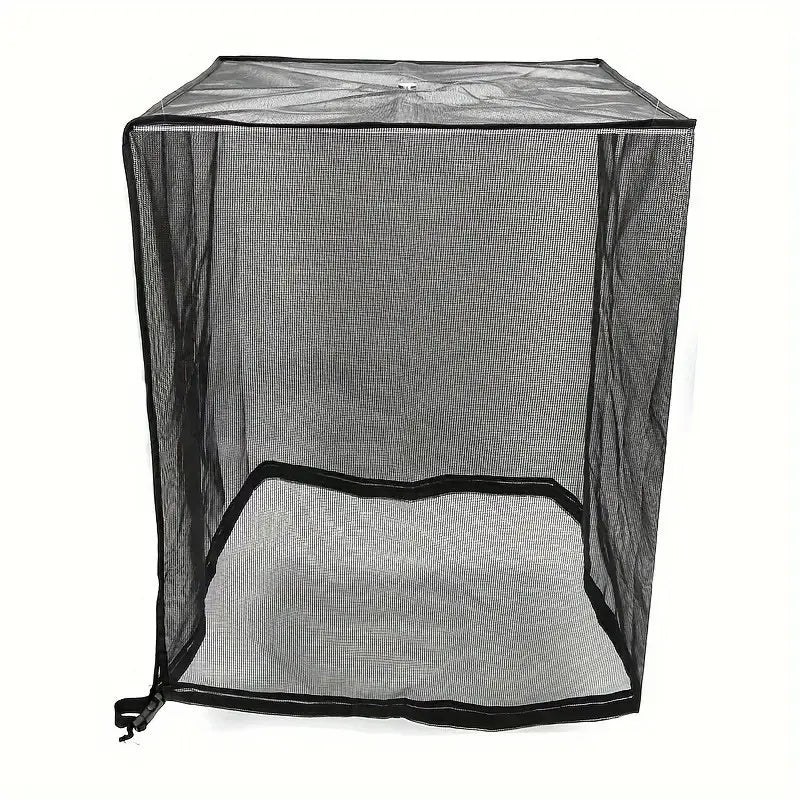 Full black mesh air conditioner protector cover