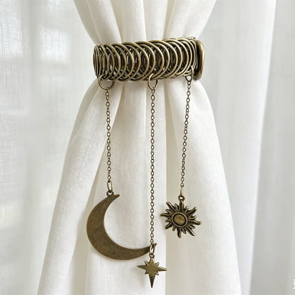 ✨40% OFF🌙Vintage Celestial Star & Moon Curtain Tiebacks