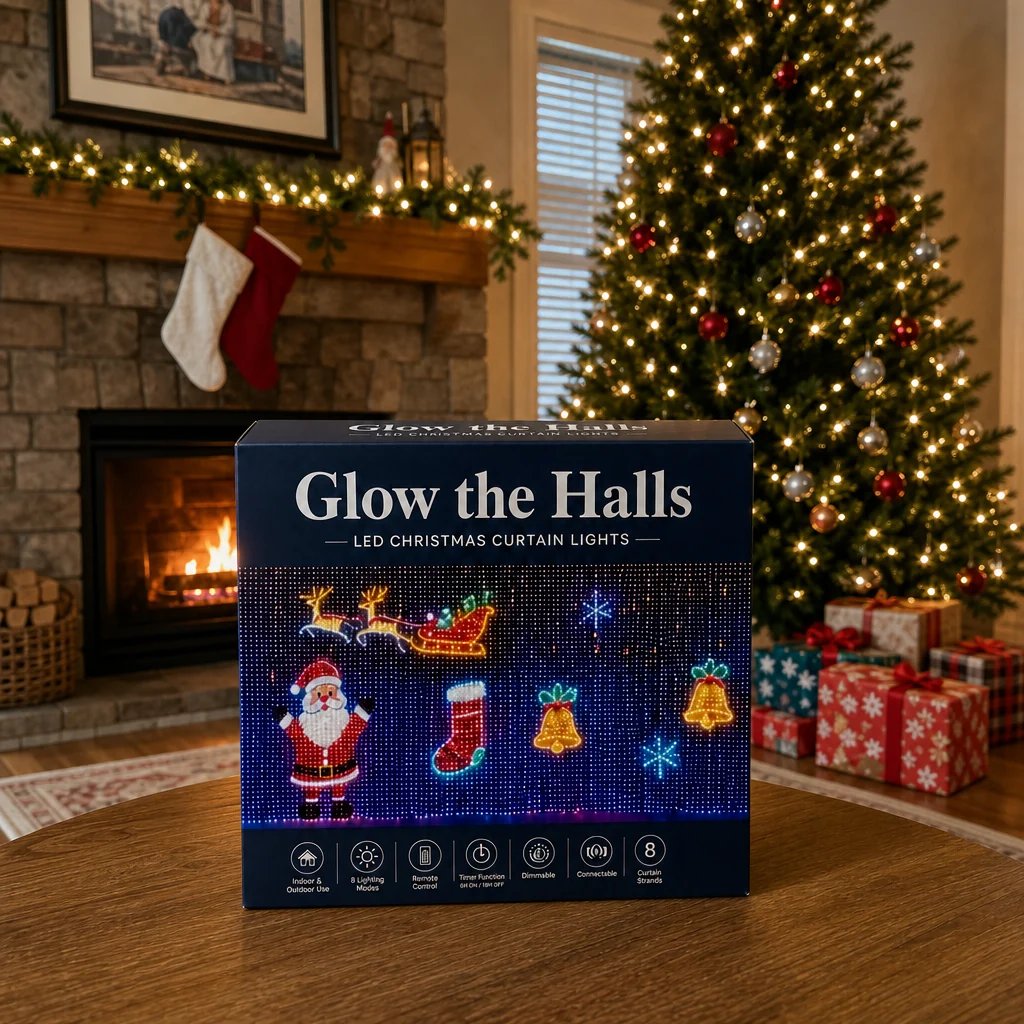 400 Leds RGB Smart Curtain Fairy Lights with Remote