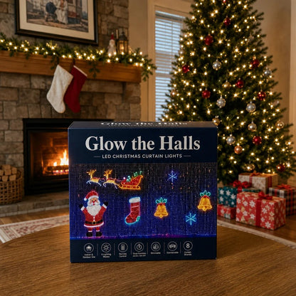 400 Leds RGB Smart Curtain Fairy Lights with Remote