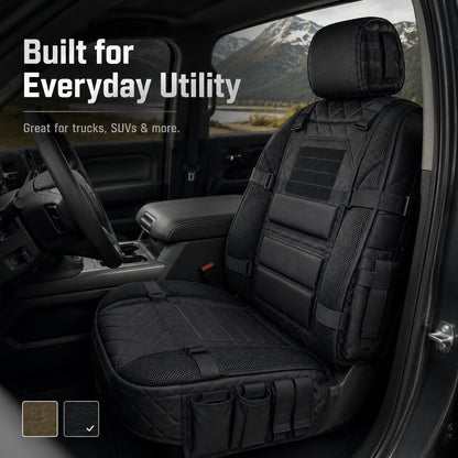 Tactical MOLLE Car Seat Cover Organizer – Rugged Protection & Smart Storage