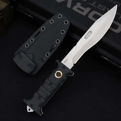 D2 Button Lock Folding Knife