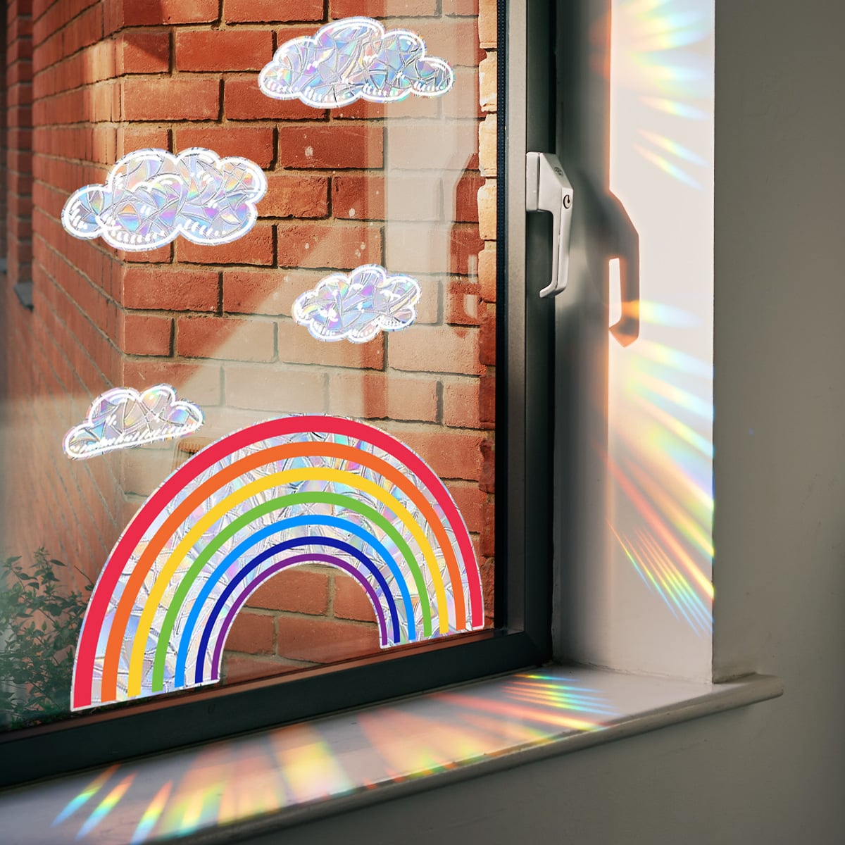 ☀️Bee Prism Effect Window Sticker