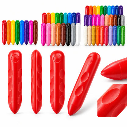 Toddler Friendly Washable Triangle Crayons | Home Art Activity