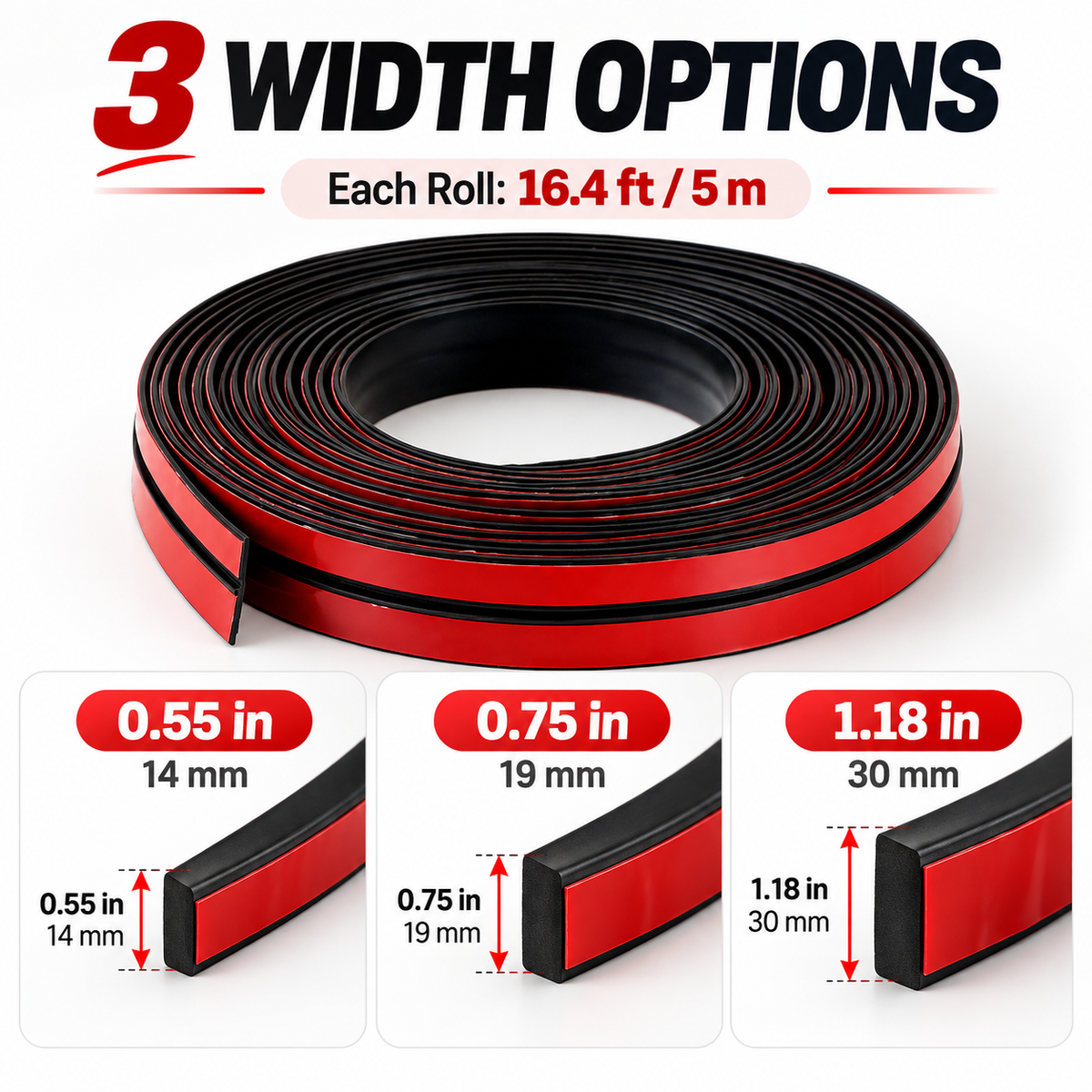 Premium T-Type Rubber Sealing Strip for Car Roof & Windows ✨