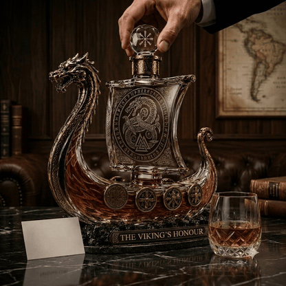 🔥Last Day 49% OFF⚔️ The Viking's Honour - Limited Edition Crystal Whiskey Decanter
