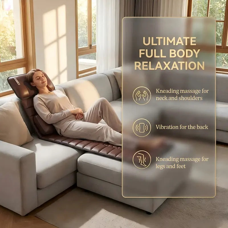 💆‍♀️ Full Body Shiatsu Massage Mat – Relax, Recharge & Melt Away Stress!