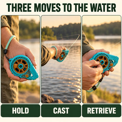 🎣 Pocket Fishing Reel — Ultralight Rodless Handline