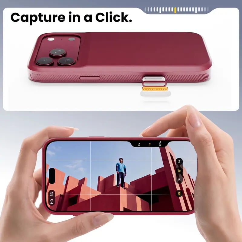 🔋 PinkBird Power Case for iPhone  – Slim Protective Battery Case & Dual Charging Power Bank Kit, Type-C Fast Charge, Lightweight Lightweight & Perfect Couple Gift