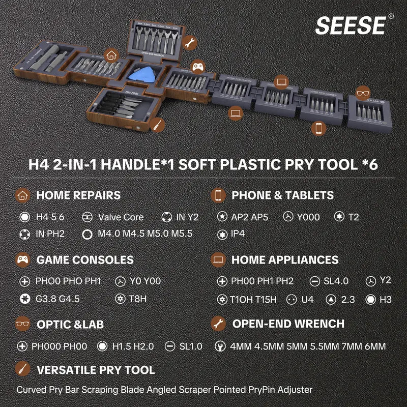 🛠️🔧 55-in-1 Magnetic Precision Screwdriver Set – One Kit for Every Repair! ⚙️