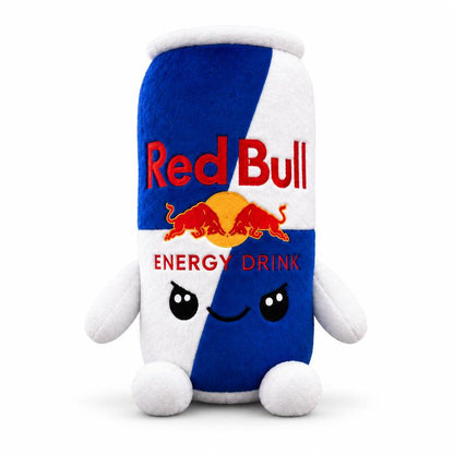 ✨Cute Peach Energy Drink Can Plush Toy - Smiling Face Soft Beverage-Inspired Stuffed Figurine for Desk, Shelf Home Decor