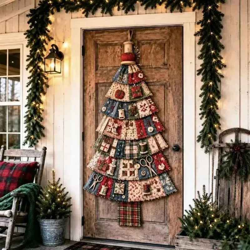 🌲DIY Christmas Tree Door Hanging Kit