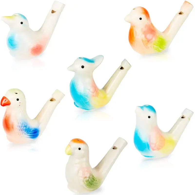 🔥Hot Sale🐦 Ceramic Water Bird Whistles – 6-Piece Set 🐦