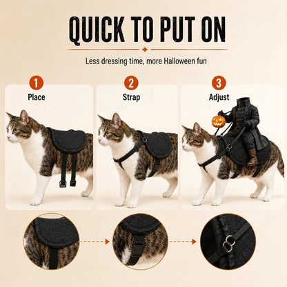 😺The Headless Horseman Rider Pet Costume🎃