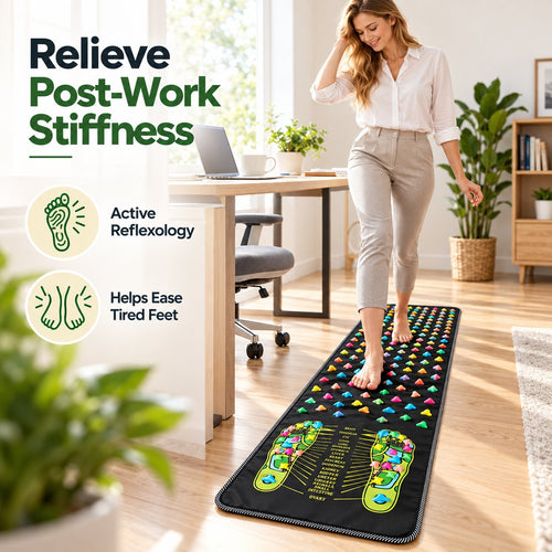 🦶 Foot Massager Mat – Experience That 'Hurts So Good' Deep Relief at Home!