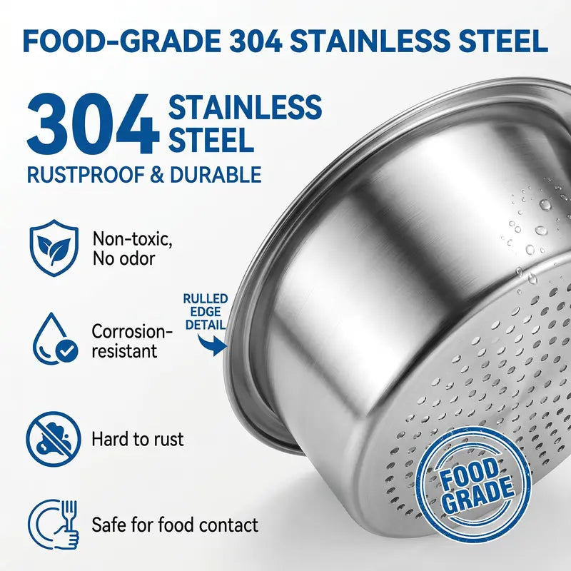 🦢 Stainless Steel Swan Sink Strainer