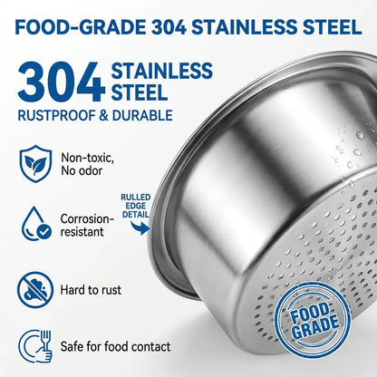 🦢 Stainless Steel Swan Sink Strainer