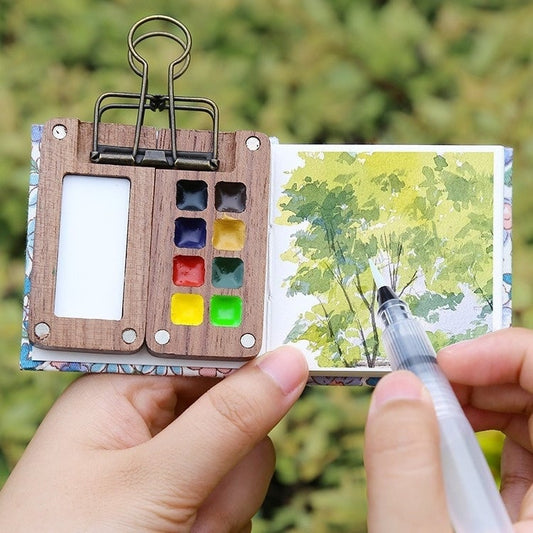 🎨The Portable Tiny Watercolor Painting Set🎁